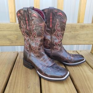 ARIAT SIDEKICK SQUARE TOE COWGIRL BOOT SIZE 7